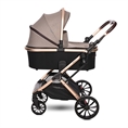 Детска количка GLORY 2в1 с кош за новородено PEARL Beige+ADAPTERS